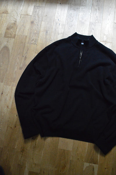 Antwort / EXTRA FINE WOOL HALF ZIP KNIT