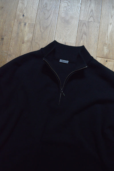 Antwort / EXTRA FINE WOOL HALF ZIP KNIT